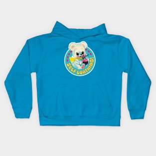 Self Loathing Teddy Bear Kids Hoodie